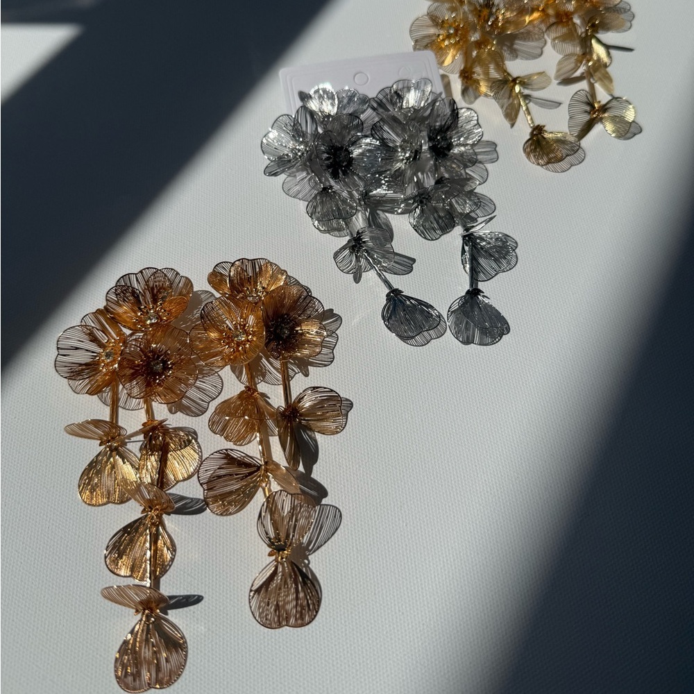 Zara Kate Middleton cascading floral earrings - Picture 9 of 16
